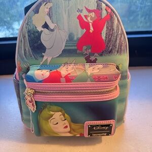 Loungefly Disney Sleeping Beauty Backpack - Pink and Blue